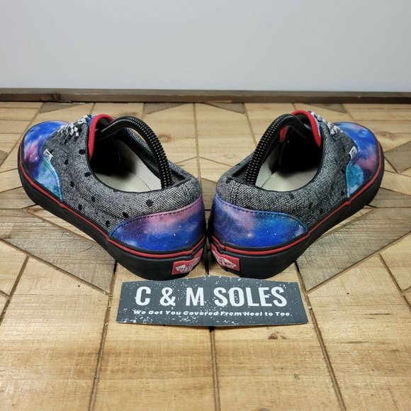 Vans Custom Low Top Galaxy Shoes Off The Wall - Picture 5 of 9
